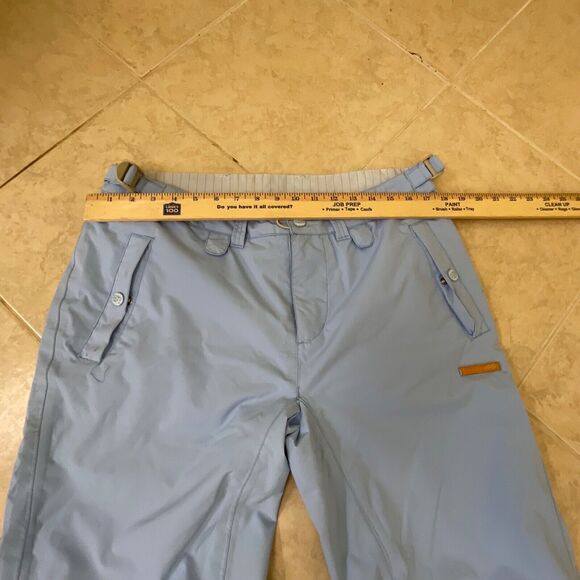 Foursquare Winter Snow Ski Snowboard Pants Women’s Powder Blue Size L pockets - Picture 10 of 13